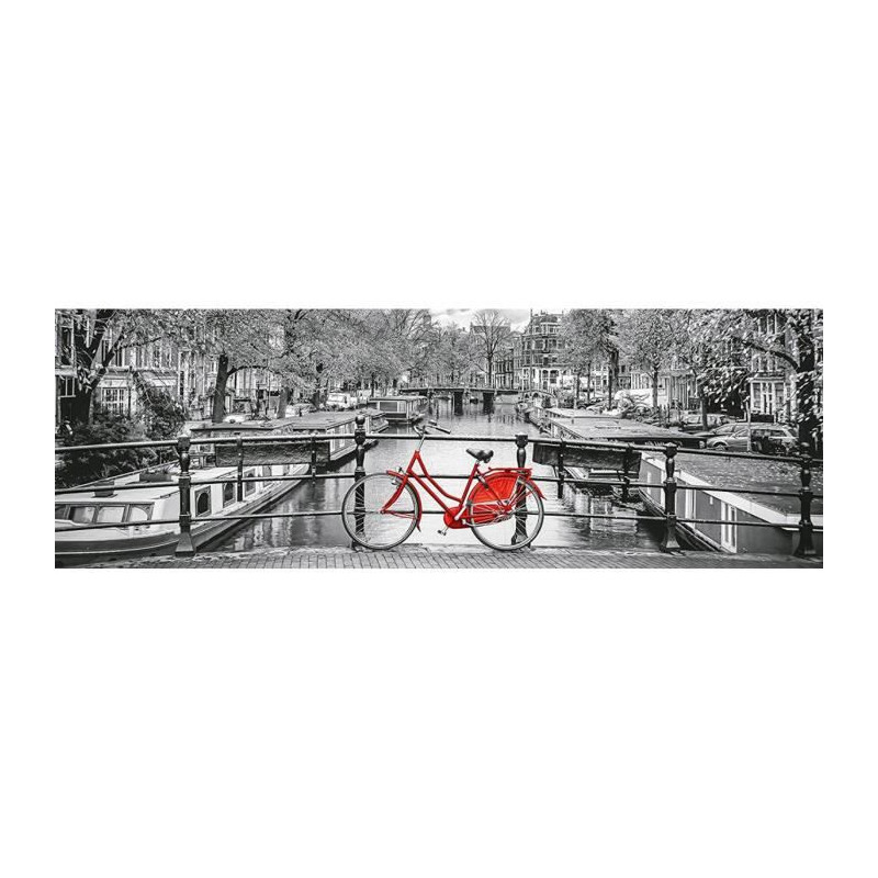 Clementoni - Panorama 1000 Pieces - Amsterdam Bicycle
