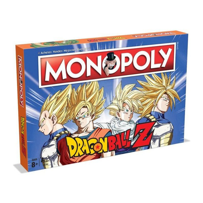 Monopoly - Dragon Ball Z - Jeu De Societé - Version Française