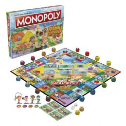 Monopoly - Édition Animal Crossing New Horizons - Plateau De Jeu Amusant Pour Enfants - A Partir De 8 Ans