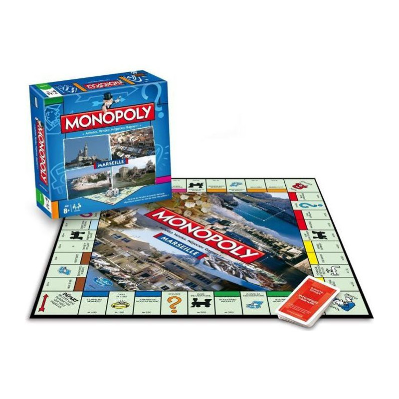 Monopoly Marseille - Jeu De Societé - Version Française