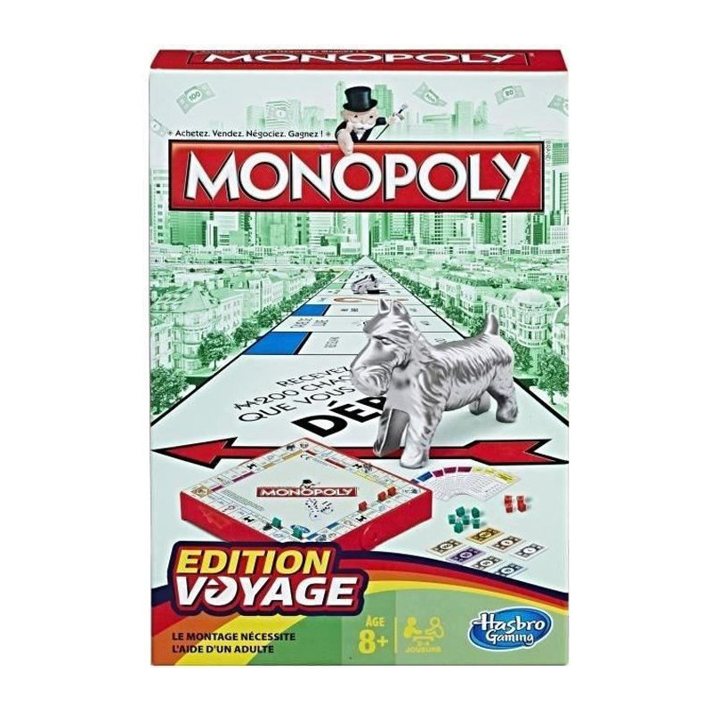 Monopoly - Jeu De Societe De Voyage