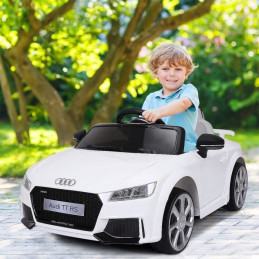 E-Road - Voiture Éléctrique Audi Tt Rs Pour Enfant 12V - Blanche