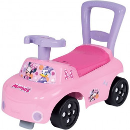 Smoby - Minnie - Porteur Auto - Fonction Trotteur - Volant Directionnel - Pour Enfant Des 10 Mois - Coffre A Jouets - 720532