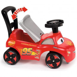 Smoby - Cars - Porteur Auto - Fonction Trotteur - Volant Directionnel - Pour Enfant Des 10 Mois - Coffre A Jouets - 720534