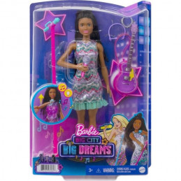 Barbie - Poupée Barbie Brooklyn Chanteuse - Poupée Mannequin - Des 3 Ans