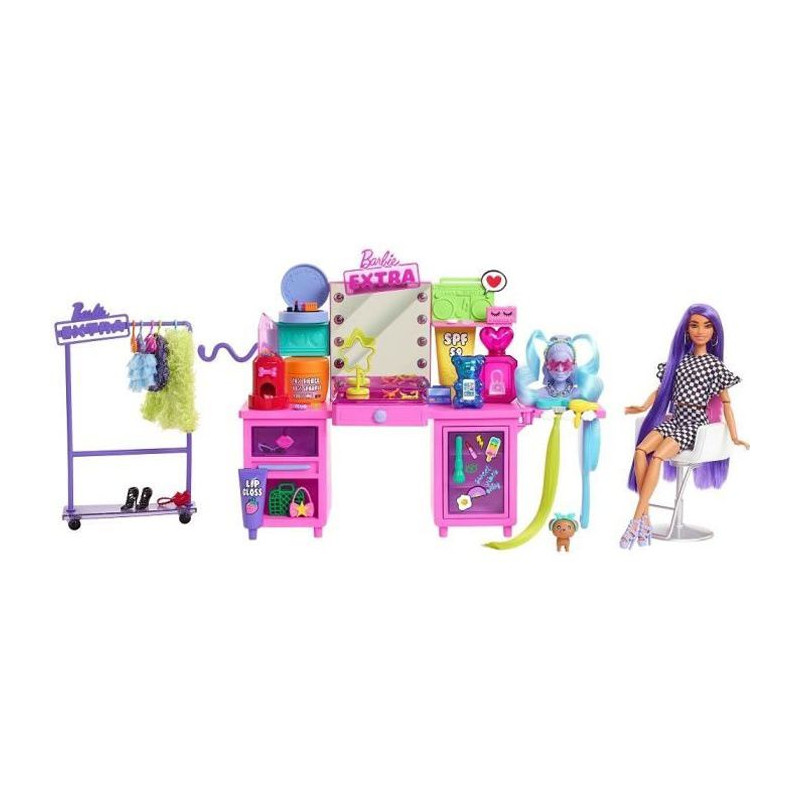 Barbie - Barbie Extra Et Studio De Mode - Accessoires Poupée Mannequin - Des 3 Ans