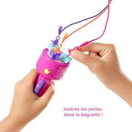 Barbie - Poupée Barbie Princesse Tresses Magiques, Avec Extensions Capillaires Et Accessoires - Poupée Mannequin - Des 3 Ans