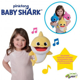 Baby Shark - Marionnette Musicale Jaune - 30 Cm