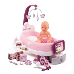Smoby Baby Nurse Nursery Electronique + Poupon Pipi - 24 Accessoires
