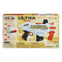 Nerf - Ultra - Amp - Blaster Motorisé - Chargeur 6 Fléchettes - 6 Fléchettes - Compatible Uniquement Avec Fléchettes Nerf - Ultr