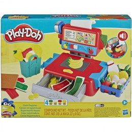Play-Doh - Jouet Caisse Enregistreuse Avec 4 Pots De Pâte Play-Doh - Atoxique
