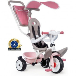 Tricycle Baby Balade Plus Rose - Smoby