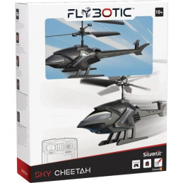 Hélicoptere Télécommandé  - Flybotic - Sky Cheetah - 24Cm Noir 3 Canaux Infrarouge