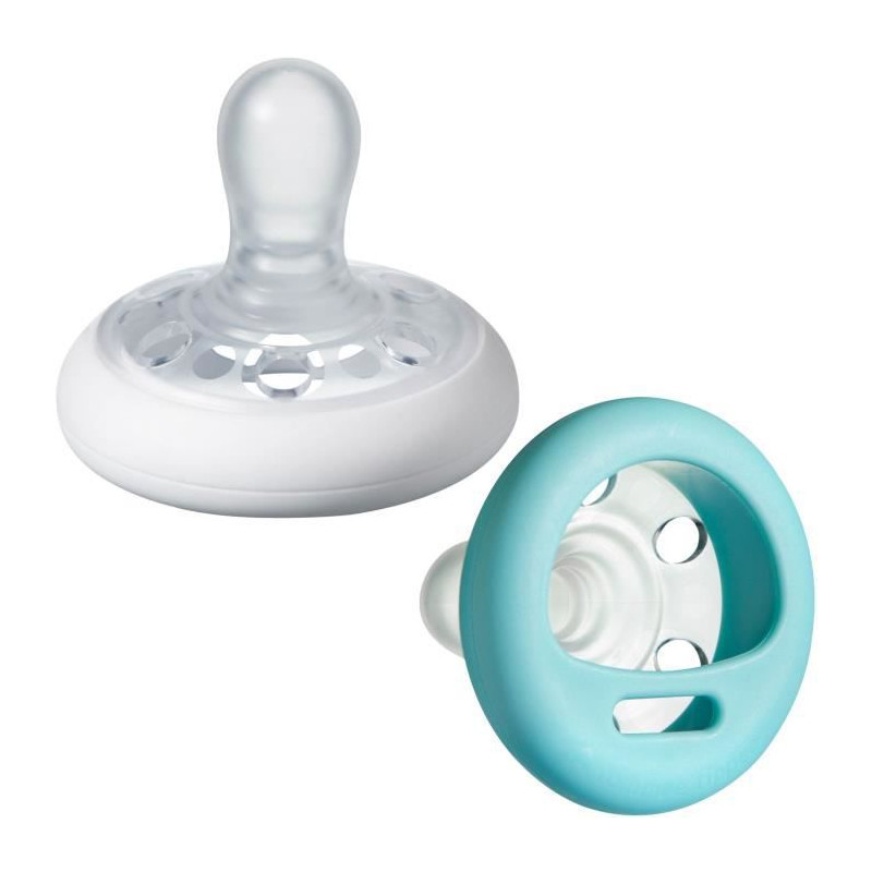 Tommee Tippee Sucette Closer To Nature Forme Naturelle, X2 0-6 Mois