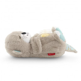 Fisher-Price - Ma Loutre Câlins Bonne Nuit - Jouet D'Eveil - Peluche Apaisante Pour Bébé - Lumiere Et Musique - Des La Naissance