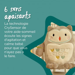 Tommee Tippee Peluche Aide Au Sommeil Grofriend Rechargeable - Ollie La Chouette