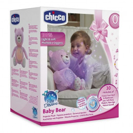 Chicco Ourson Projecteur Baby Bear Rose First Dreams