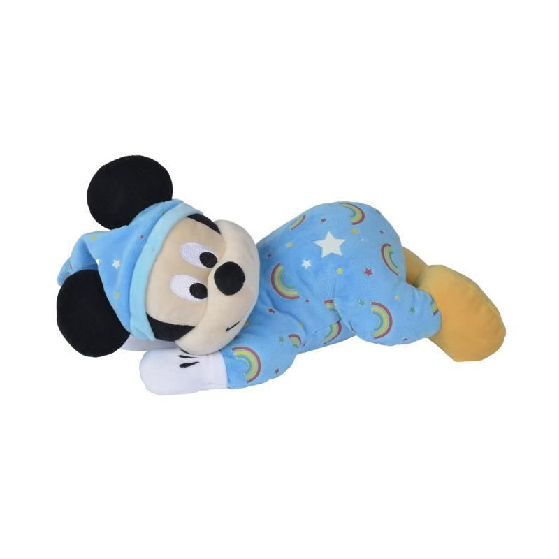 Disney Peluche Mickey 'Brille Dans La Nuit' Bleu (L30Cm X L18Cm X H26Cm)