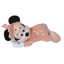 Disney Peluche Minnie 'Brille Dans La Nuit' Rose - L 30 X P 18 X H 26 Cm - Rose