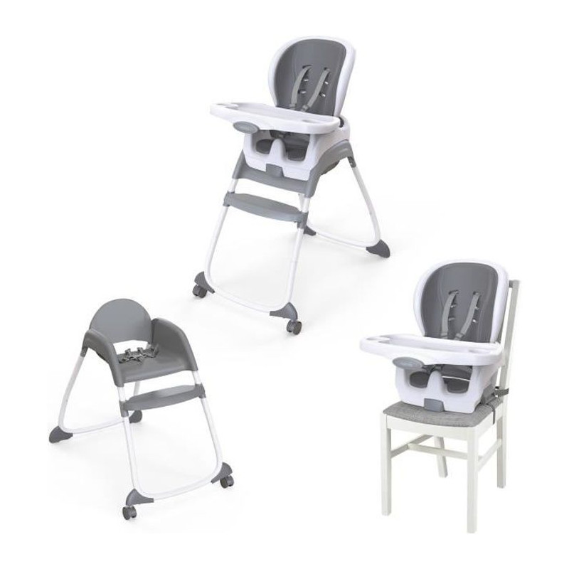 Ingenuity Chaise Haute Bébé Smartclean™ Trio 3-En-1 High Chair™ - Slate™