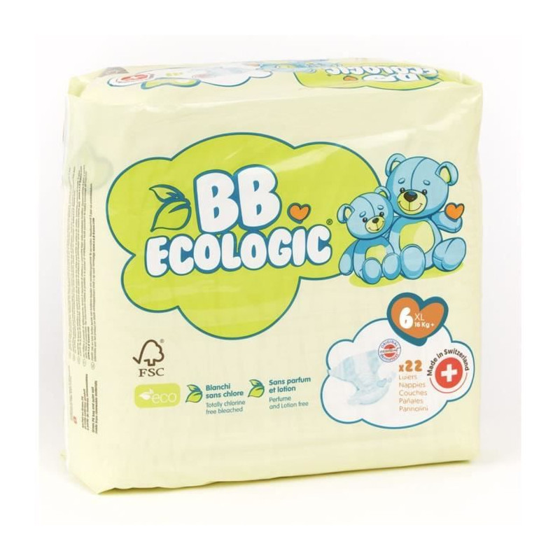 Bb Ecologic Couches Taille 6 - 22 Couches