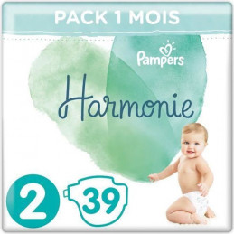 Pampers Harmonie T2 4-8Kg 39 Couches