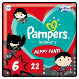 Pampers Couches-Culottes Baby-Dry Pants Taille 6 - 22 Culottes