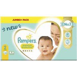 Pampers 82 Couches Premium Protection Taille 2