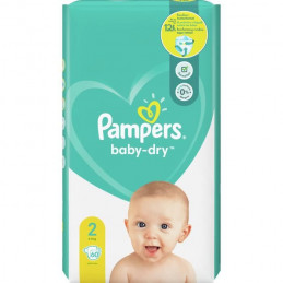 Pampers Baby-Dry Taille 2, 60 Couches