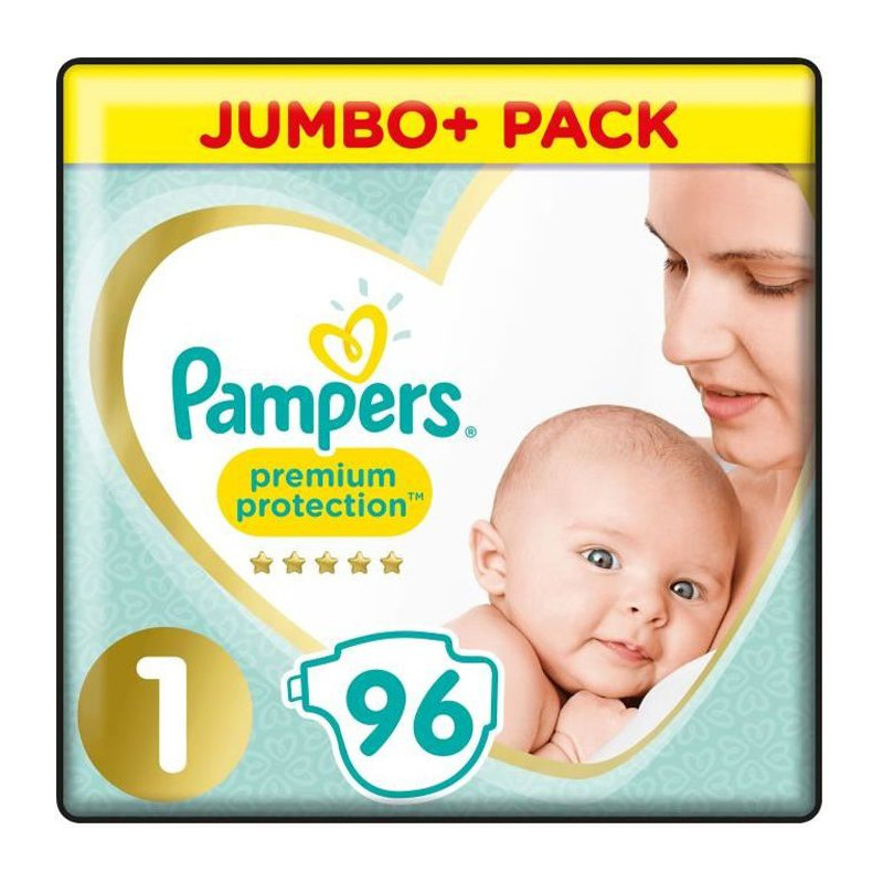 Pampers Premium Protection Taille 1 - 96 Couches