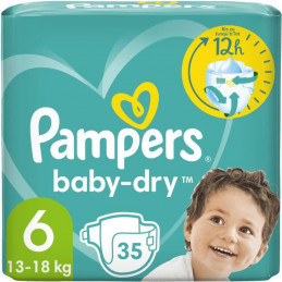 Pampers Baby-Dry Taille 6 - 35 Couches