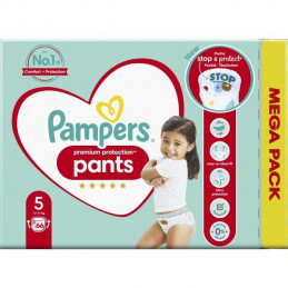 Pampers Premium Protection Pants Taille 5 - 66 Couches-Culottes