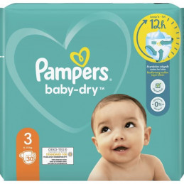 Pampers Baby-Dry Taille 3 - 30 Couches