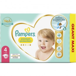 Pampers Premium Protection Taille 4 - 80 Couches