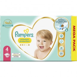 Pampers Premium Protection Taille 4 - 88 Couches