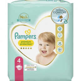 Pampers Premium Protection Taille 4 - 23 Couches