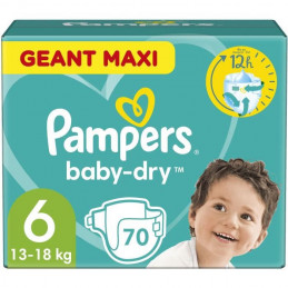 Pampers Baby-Dry Taille 6 - 70 Couches