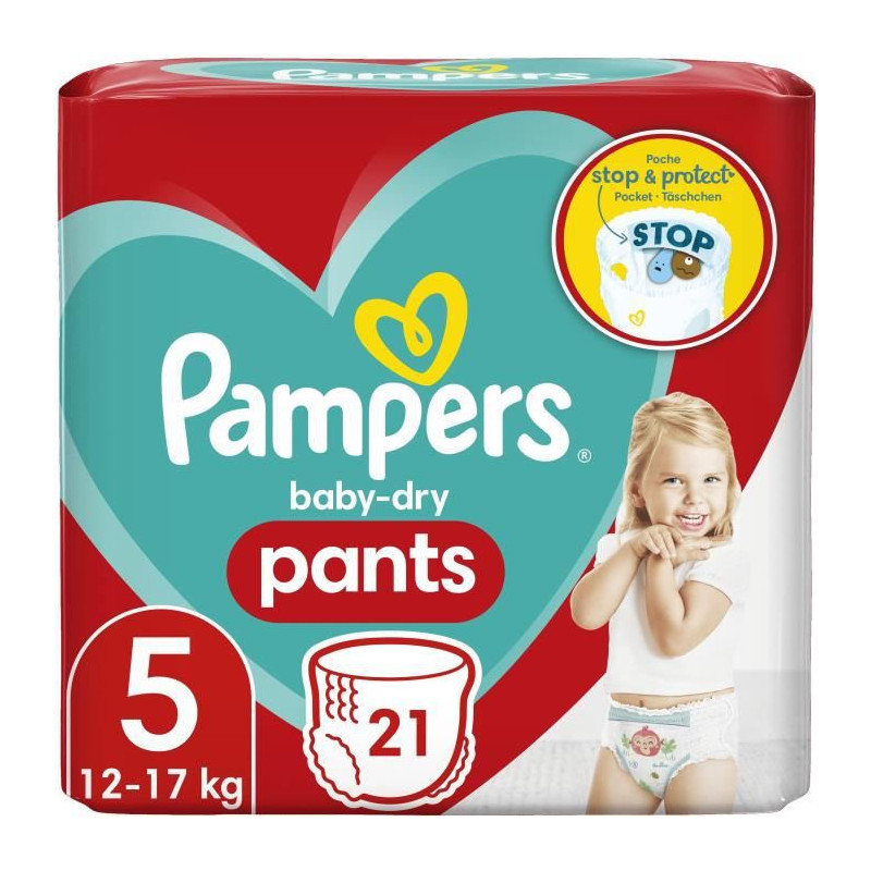 Pampers Baby-Dry Pants Taille 5 - 21 Couches-Culottes