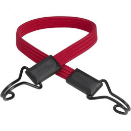 Master Lock Tendeur Plat 60 Cm - Rouge - Crochet Inversé Double Fil - Résistance 40Kg