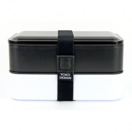 Lunch Box 2 Étages Noire - Yoko Design
