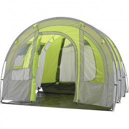 Tente De Camping Tunnel 4 Places Surpass Surptent402 Vert Et Gris