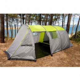 Tente De Camping Tunnel 5 Places Surpass Surptent501 Vert Et Gris