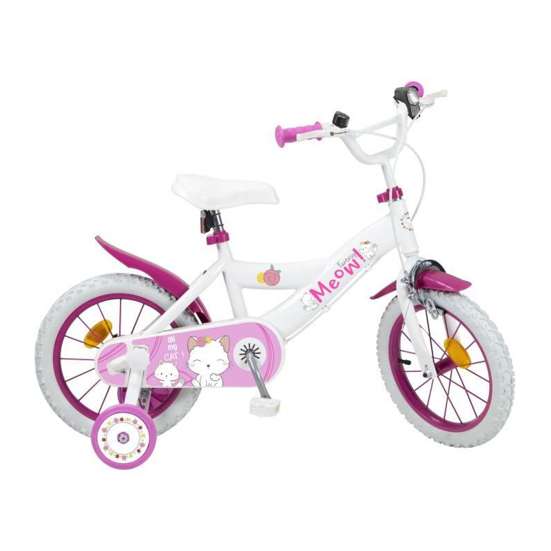Pik&Roll - Vélo Pour Enfant Ice Pink - 14 - Blanc/Rose