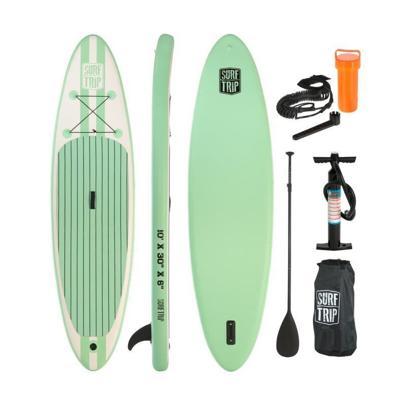 Surf Trip - Pack Paddle Gonflable - 305X76X15Cm - 10'