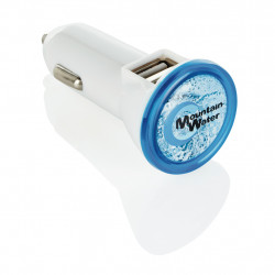 Double chargeur allume-cigare USB 2.1A