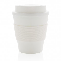 Mug en PP recyclable avec couvercle à vis 350ml