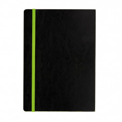 Carnet de notes A5 avec couverture souple et bord coloré