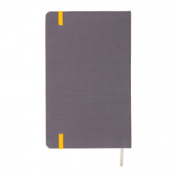 Carnet de notes A5 tissu avec bord coloré