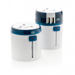 Set d’adaptateurs de voyage avec port USB Travel Blue