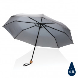 Mini parapluie 20.5 rPET 190T poignée bambou Impact AWARE™